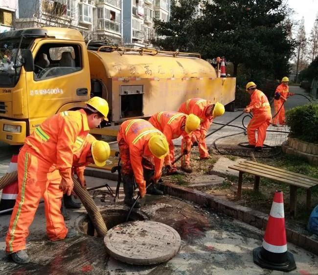 石河镇市政管道清淤